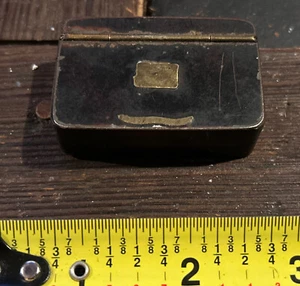 Vintage Antique Advertising Brass Match Safe Box Stag - Picture 1 of 3