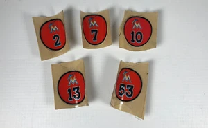 Miami Marlins Team Issued Bat Knob Decal Sticker - Picture 1 of 1