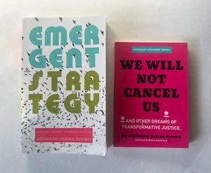 EMERGENT STRATEGY Shaping Change, Changing Worlds/We Will Not Cancel Us 2 PB LOT - Picture 1 of 9
