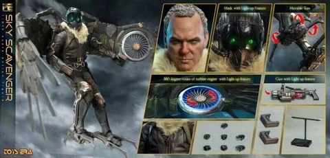 12" TOYS ERA PE011 1/6 Sky Scavenger Vulture Adrian Toomes Action Figure Stocked Cover