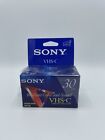Sony Vhs-C Camcorder Tapes Lot Of 2 Sp 30 Minutes Premium Grade Sealed New