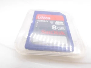 SanDisk Ultra SDHC 8GB Class 6 Flash Memory Card 20mb/s - VGC (SDSDRH-008G-A11) - Picture 1 of 2