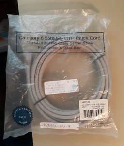 Cat6 UTP-6700 Molded Boot Patch Cable( GRAY)14 ft. UPC:724580657910 - Picture 1 of 1