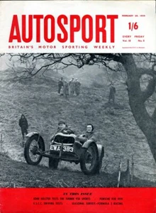 Revista Autosport 20 de febrero de 1959 Turner 950 Porsche RSK Waimate 50 Race VSCC - Imagen 1 de 1