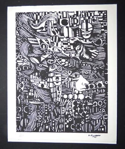 MÁSCARA DE CARNAVAL #2 / Serigrafía Cuba de RENE PORTOCARRERO de la Galería de Carteles Cubanos - Imagen 1 de 5