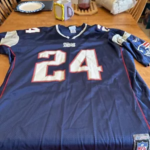 CAMISETA AZUL VINTAGE REEBOK NFL NEW ENGLAND PATRIOTS TY LAW TALLA XL - Imagen 1 de 8
