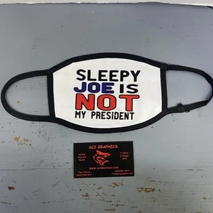 BIDEN NOT MY PRESIDENT Breathable and Reusable  face mask FREE SHIPPING - Picture 1 of 3