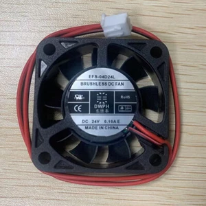 1PZ Nuova Ventola di Raffreddamento Brushless EFS-04D24L 4010 DC24V 0.10A 4CM 2Pin - Foto 1 di 1