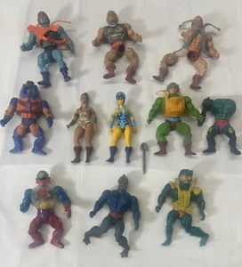 Vintage Masters Of The Universe He-Man MOTU Action Figure & Accessory Parts Lot - Picture 1 of 21