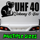 Custom Name Uhf 40 Sticker Caravan Koala Bear Adventure Car Decal Van Ch 40 Camp