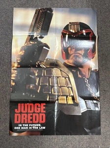 Vintage Judge Dredd Movie Poster 21" x 32" Sylvester Stallone 1990s Original - Picture 1 of 7
