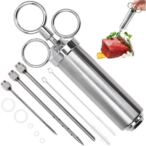 Siringa marinaio in acciaio inox BBQ siringa per arrosto siringa per spezie carne accessori per barbecue - Foto 1 di 12