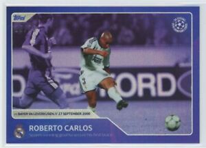 Roberto Carlos Topps UEFA Champions League 30 Seasons #078 Parallel PICK
