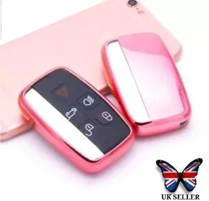 Pink Protective Key Cover Case for Range Rover Evoque Discovery Landrover Sport - Picture 1 of 6