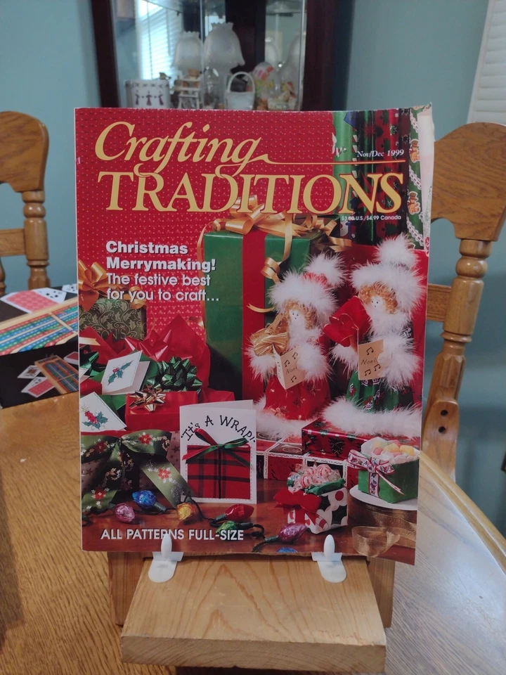 Crafting Traditions Magazine  Nov/Dec 1999 ALL PATTERNS FULL SIZE. AQ3 - Image 1 of 1