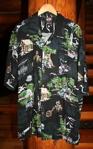 Pacific Harley Davidson Hawaiian Aloha Shirt 3XL NWOT Tori Richard Motorcycle - Picture 1 of 7
