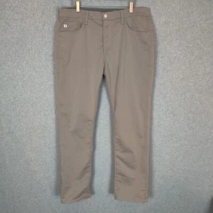 AG Adriano Goldschmied The Everett Slim Straight Jeans 36x32 Solid Gray - Picture 1 of 18