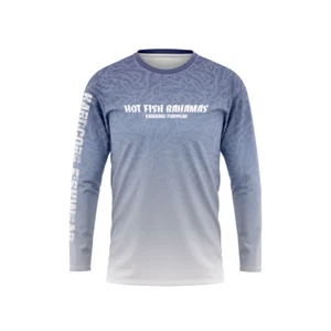 Men's Long Sleeve HAMMERHEAD Fishing Shirt - UPF 40+ Sun Protection, Quick Dry, - Picture 1 of 6