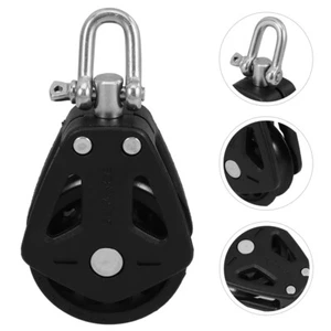 Lifting Pulley Single Swivel Bearing Fitness Small Wheel Gym Exercise - Picture 1 of 12