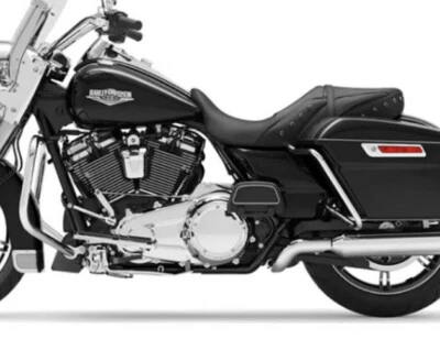 Harley-Davidson Road King asiento bajo OEM stock cubierta de asiento nuevo despegue Foto 1 de 4