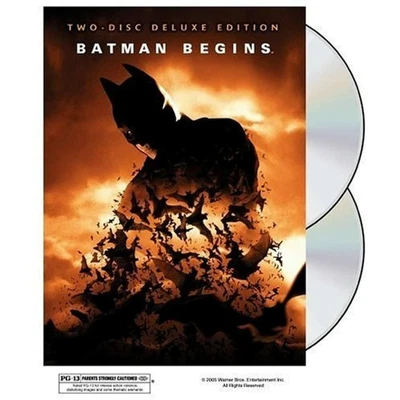 Batman Begins (DVD, Two-Disc Deluxe Edition, Hologram Cover) NEW - Image 1 of 3