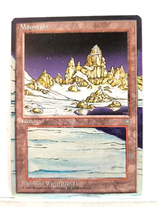 Mountain Ice Age MTG Magic Hand Painted Altered Extended FULL Art - Picture 1 of 1
