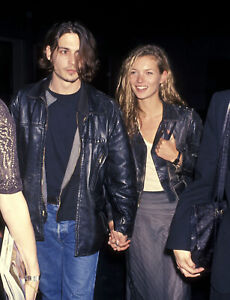 Johnny Depp/Kate Moss « Paparazzi » 5X7 couleur brillante des années 1990 couple glamour NEUF 🙂