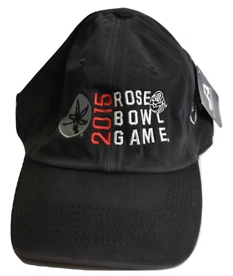 J America Hombres Ohio State Buclkeyes 2015 Rose Bowl Juego Correa Trasera Papá Sombrero Gorra Foto 1 de 3