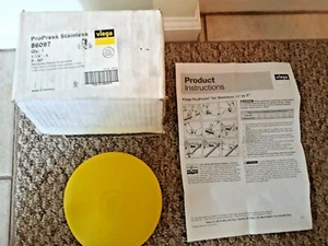 Viega Propress 304 Stainless Adapter Flange w/FKM  1 1/4" - 4      #86097    NEW - Picture 1 of 6