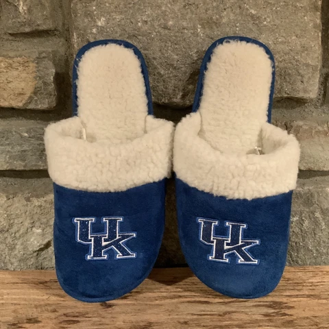 University of Kentucky Wildcats UK Slippers Women's Size Medium 7/8 Blue Cover