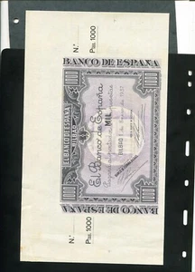 tu_bazar BILLETE 1000 PESETAS BILBAO 1937 CON MATRIZ SC - SC - Imagen 1 de 2