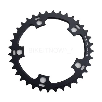 Driveline Chainring 36T Black,7075,BCD:110mm,fit 52/36T,10/11S Road Bike Bicycle - Image 1 of 4