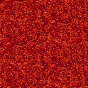 Timeless Treasures Sundance by Chong-A Hwang CD3310 Red Swirl Texture Cotton - Picture 1 of 1