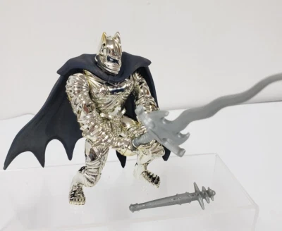 Leyendas de Batman CABALLERO PLATEADO Armadura Metálica de Lujo Kenner 1995 Juguete De Colección Foto 1 de 4