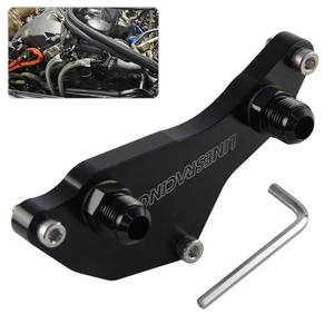 Upgrade AN10 Oil Cooler Thermostat Adapter Delete Plate For BMW N54/N55 E92 E93 - Picture 1 of 11