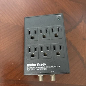 Radio Shack Surge Protector #61-2134 Electronic Protection Tv VCR Dvd - Picture 1 of 4