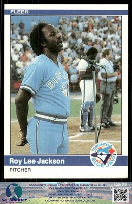 1984 Fleer #158 Roy Lee Jackson Toronto Blue Jays 84FB - Image 1 of 2