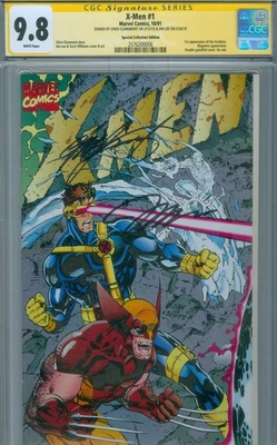 X-MEN # 1 CGC 9.8 (1991) "SIGNED by JIM LEE & CHRIS CLAREMONT" !!! HIGHEST !!! - Image 1 of 2