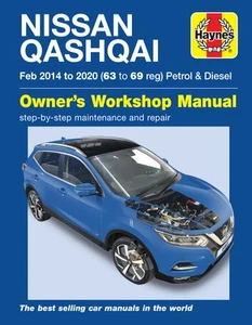 Nissan Qashqai (Feb 14-20) 63 to 69 Haynes Repair Manual (Paperback) - Picture 1 of 10