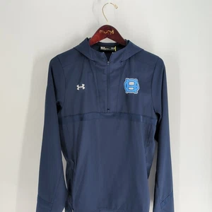 Gig Harbor NCAA Tar Heel Under Armour Quarter Zip Hooded Navy Blue Gr. M - Bild 1 von 10