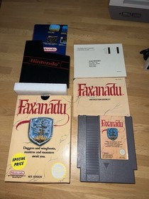 Faxanadu Nintendo Nes Game UK Version Complete Boxed With Manual CIB