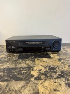 VCR VHS Player Sharp Model VC-H996U 4-Head Hi-FI Stereo/ Rapid Rewind - Tested - Picture 1 of 6
