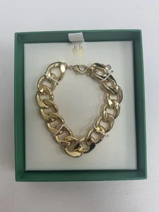 House of Harlow 1960 Chunky Gold Plated Bracelet new in box - Picture 1 of 3