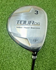 Dunlop Tour DG Hyper Stainless 3 Wood RH Reg Graphite ~43.25"/ NEW GRIP / jd6074 - Picture 1 of 12