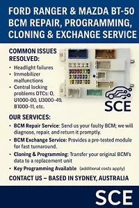 Ford Ranger Mazda BT-50 BCM Repair / Pre-programmed exchange unit / plug n play - Picture 1 of 2