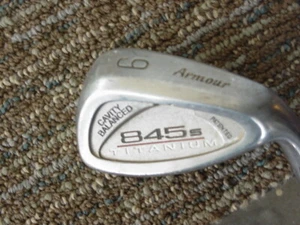 37 IN TOMMY ARMOUR 845S TITANIUM CAVITY BACK 9 IRON GOLF CLUB NEW GRIP   LS 38 - Picture 1 of 2