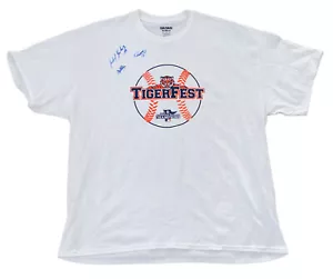 Detroit Tigers Tigerfest Autographed T-Shirt, Austin Jackson, Sanchez, Holaday - Picture 1 of 3