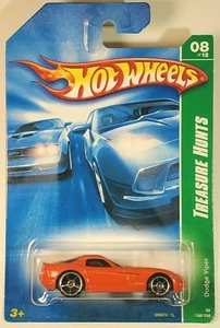 2008 Hot Wheels Orange Dodge Viper Treasure Hunt 08/12 168/196 - Picture 1 of 8