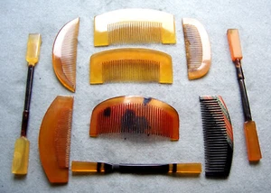 Collection of vintage Japanese traditional hair combs and hair pin (BDQ) - Picture 1 of 23