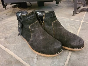 Botas de cuero negras Born para mujer talla 7 - Imagen 1 de 3